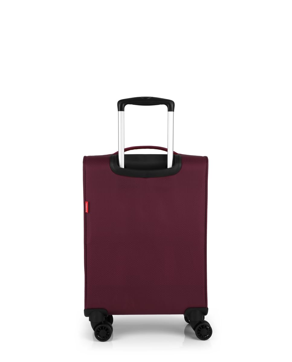 Gabol - Maleta de Cabina Blanda Cloud 55x38x20 cm - Equipaje de Mano Ligero 2kg con Capacidad 35L - 4 Ruedas Dobles y Cerradura TSA - Diseño Español en EVA Resistente y Flexible