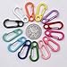 Fcnjsao 10pcs Metal Carabiners Portables Carabiner Key Holder Outdoor Gears Carabiner for Key Rings and