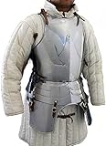 Medieval 15th Century Soldier Cuirass Breastplate Armor Silver