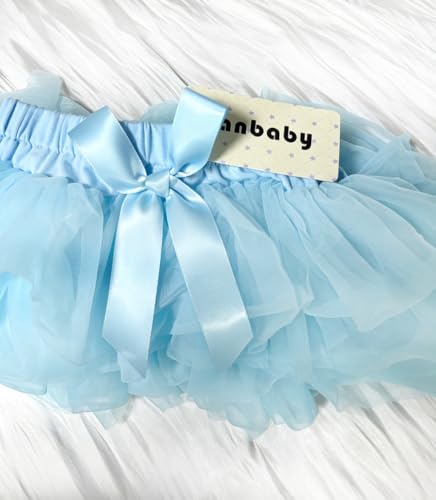 Image of Anbaby Baby Girls Soft Tutu Skirt Toddler Ruffled Pants Diaper Cover