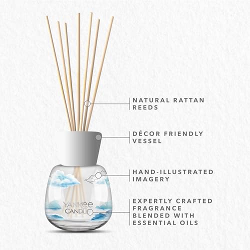 Yankee Candle Signature Reed Diffuser | Ocean Air | 100ml | up to 10 Weeks of Fragrance | Perfect Gifts for Women