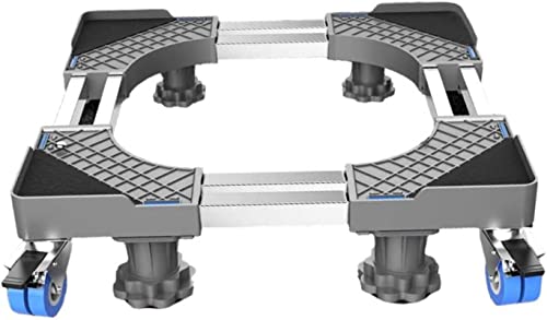Carro de secadora resistente, extensible para un fácil movimiento de muebles y electrodomésticos, soporte de base de doble tubo resistente