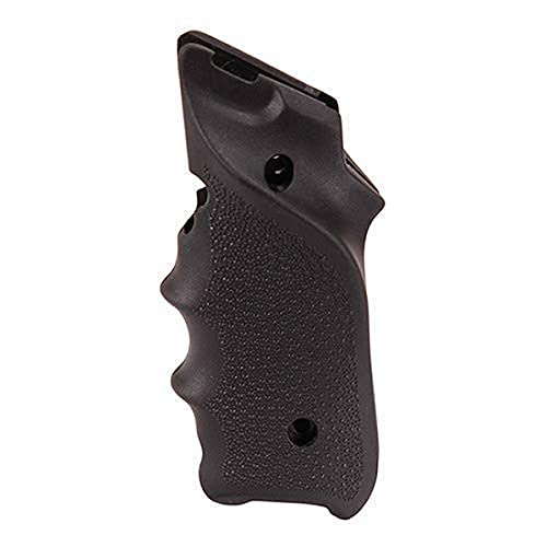 Hogue OverMolded Rubber Grip for Ruger MK IV with Finger Grooves, Black - 79060