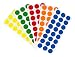 ChromaLabel 1/2 inch Color-Code Dot Labels | 5 Assorted Colors | 1,200/Variety Pack (Standard)