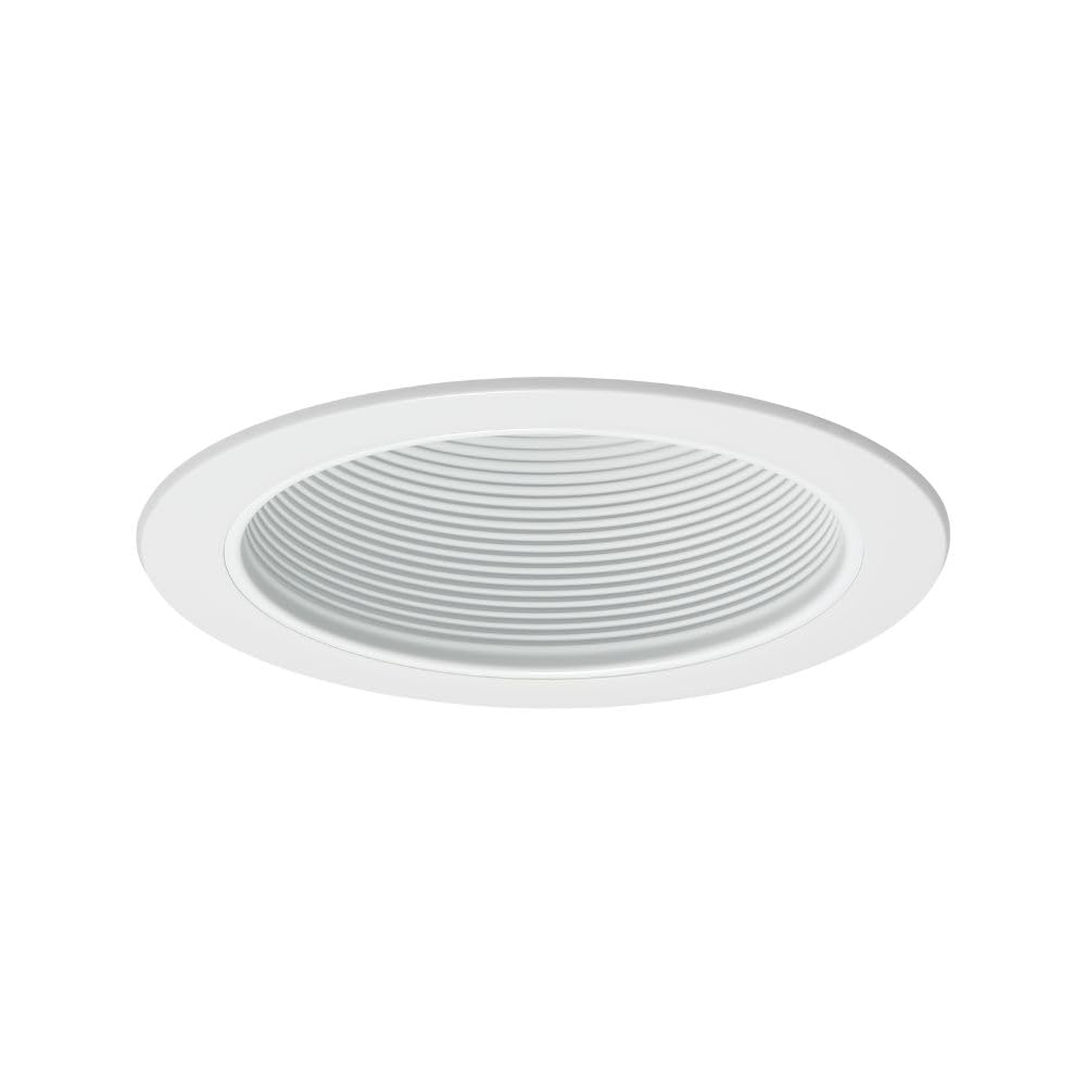 VuLite 6 Inch Recessed Light Trim, Air-Loc and Wet Rated Recessed Lighting Trim for New Construction and Remodel, Conical Downlight Baffle Trim, Fits IC23, IC22, IC22R Can Light Housings