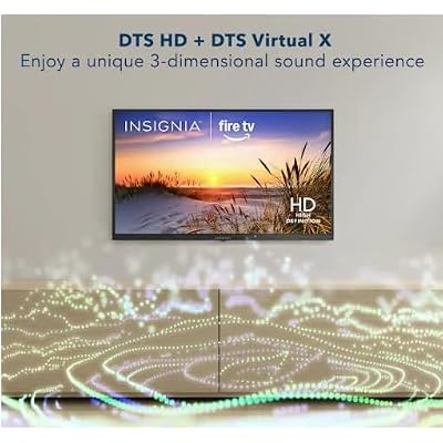 INSIGNIA 32 Class F20 Series LED HD Smart Fire TV, Voice Remote with Alexa, Free & Live TV