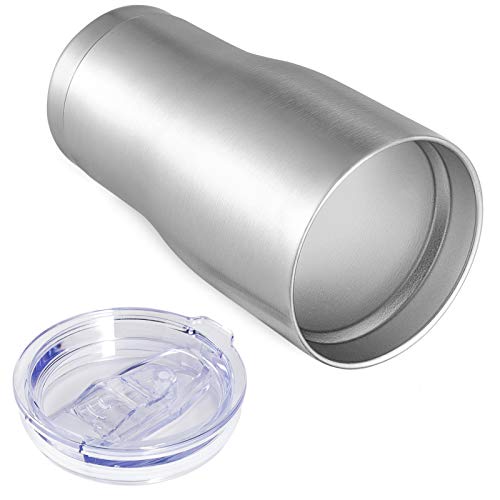 Image of VEGOND 20oz Tumbler Stainless Steel Tumbler Cup with Lid And Straw Vacuum Insulated Double Wall Travel Coffee Mug(Stainless 6 Pack)