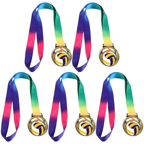 Medallas de voleibol FOMIYES caladas para la entrega de trofeos en ligas escolares
