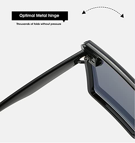 Oversized Square Sunglasses 70s Sunglasses Vintage Retro Sunglasses for Men and Women UV 4004