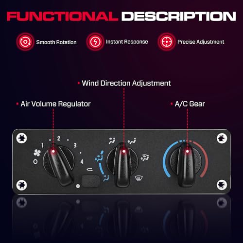 image for XIMAKA HVAC A/C Heater Climate Control Module Panel Switch Fit for Fre