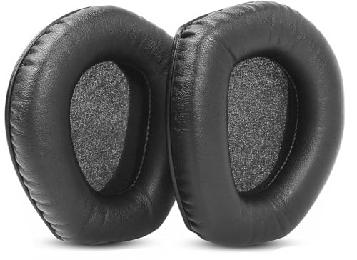 Repuestos almohadillas para auriculares Sennheiser HDR165/RS165, HDR175/RS175, HDR185/RS185, HDR195/RS195, almohadillas de cuero proteína más suave, espuma con memoria - Negro miniatura 4