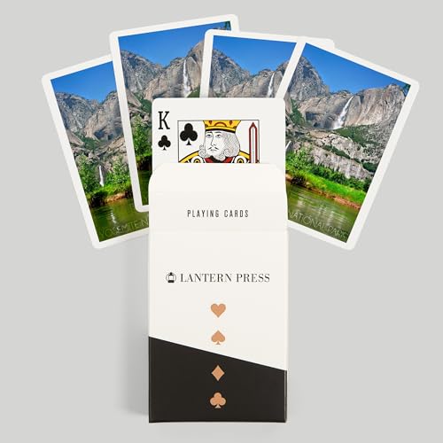 Lantern Press Yosemite National Park, Naipes Póker 52 cartas miniatura 6