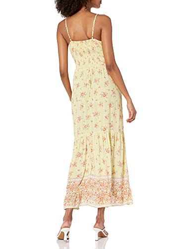 Angie Womens Angie Peek Boo Tiered Maxi Casual Dress, Spirulina, Medium Us #TOP1