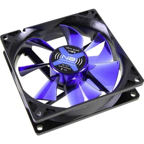 Noiseblocker XE2 - Ventilateur PC 92mm Avec Ailes Silencieuses - Le Volume Maximum est Seulement 21dB (A) et le Débit D'air de 65 m³/h