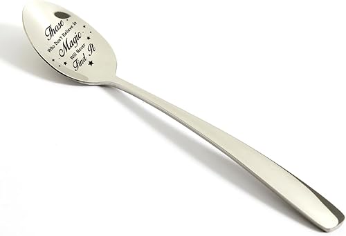 Miniatura 3 de Divertidos regalos de cuchara para mujeres, hombres y amigos, cuchara de café grabada de acero inoxidable, cuchara de té, cucharadita, cuchara de