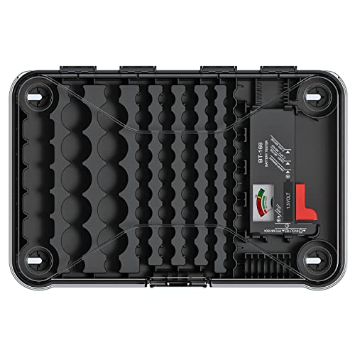 Kistenberg Battery Box KBBT Organizer na Baterie z Wyjmowanym Testerem Baterii