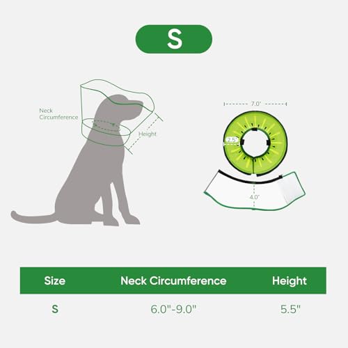 Image of Supet Sponge Dog Cone Collar Stop Licking After Surgery, Dog Donut Collar