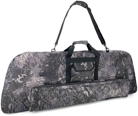 Skarabrae Compound Bow Case Soft Waterproof Bow Case With Arrow Pocket Bow Carry Bag with Foam Padded Shoulder Strap