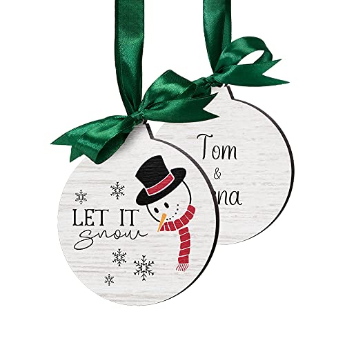 Personalisierte Christbaumanhänger - Weihnachtsanhänger mit Namen &...