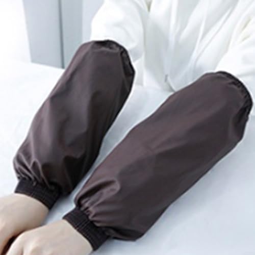 CWOQOCW Manchons imperméables et résistants à l'huile, poignets élastiques pour le nettoyage du poignet au coude, outil de cuisine de protection