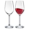 WYEIGIKS Kristall WeinglÃ¤ser set mit Stiel, 350ml RotweinglÃ¤ser 2er set fÃ¼r zu Hause, Restaurants und Partys, SpÃ¼lmaschinenfest weinglas mit langem Dampf