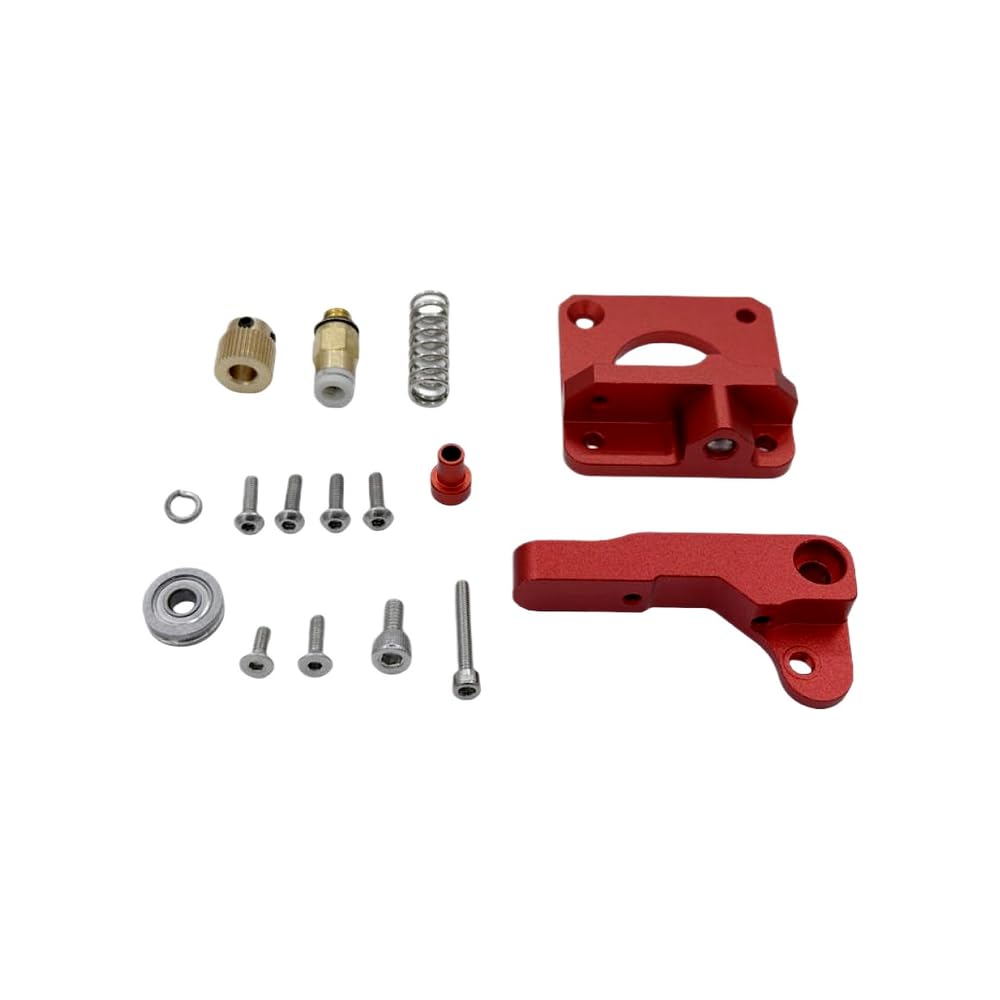 Estrusore MK8 con alimentazione in alluminio compatibile con la serie Ender(Red left)