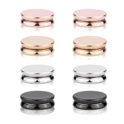 8pcs Strong Magnetic Pins Multi-Purpose No-Snag Hijab Magnets for Womens Head Scarves (4 Colors)