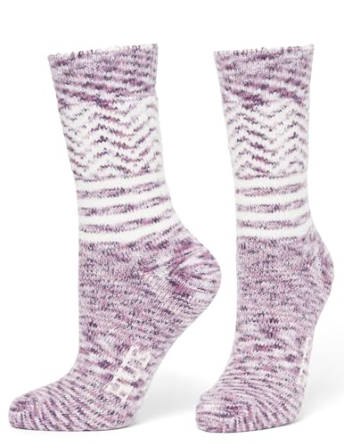 Image of HUE womens Crew Length Boot Socks, 2 Pair Pack