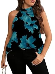Black and Blue Floral