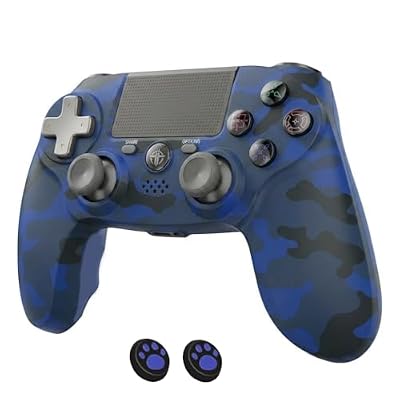 citnh Wireless Controller for P4, Compatible with P4/PC Camo Blue