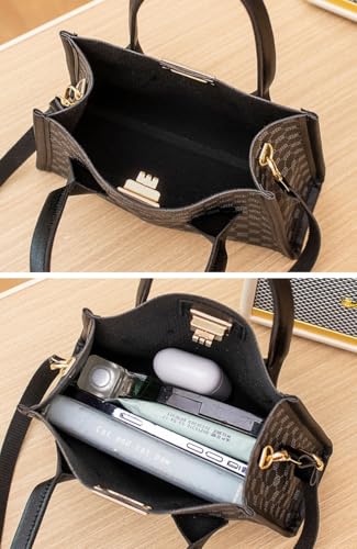 Bolso bandolera mini tote para mujer GK-O | Bolso de hombro pequeño y elegante con asa superior, fabricado en poliuretano premium, cierre con hebilla, tamaño compacto para uso diario y viajes casuales miniatura 7
