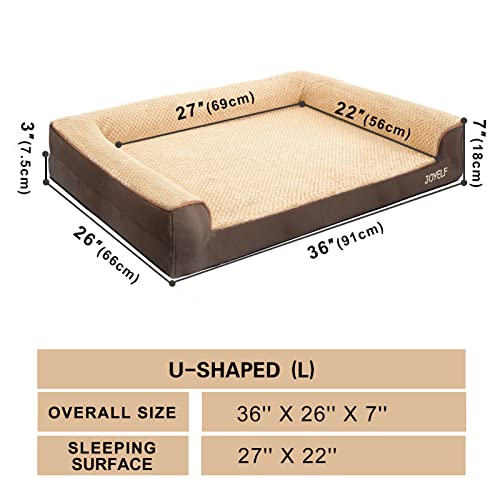 JOYELF Letto ortopedico per cani di taglia grande
