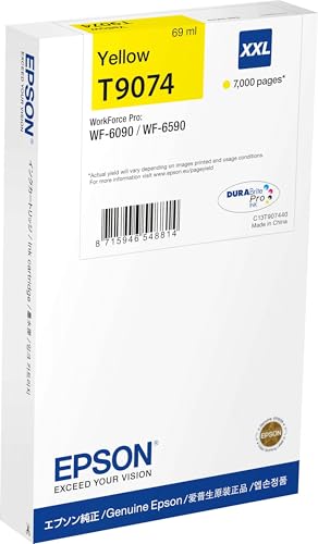 Epson WF-6xxx Ink Cartridge Yellow XXL (Epson T9074 - St??rrelse XXL - gul - or)