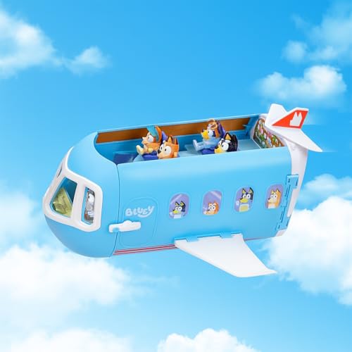 Bluey 3-in-1 Transforming Airplane Toys for Kids, Resort & Boat - image 7