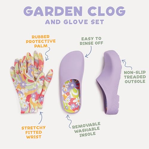 Image of MUK LUKS Women's Garden Clogs and Gloves Sets