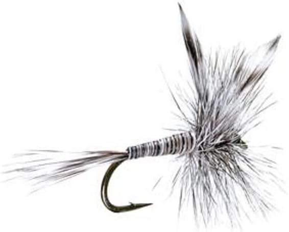 The Fly Fishing Place Mosquito Classic Trout Dry Fly Assortment - Set of 12 Flies Sizes 10, 12, 14, 16 and 18 - One Dozen