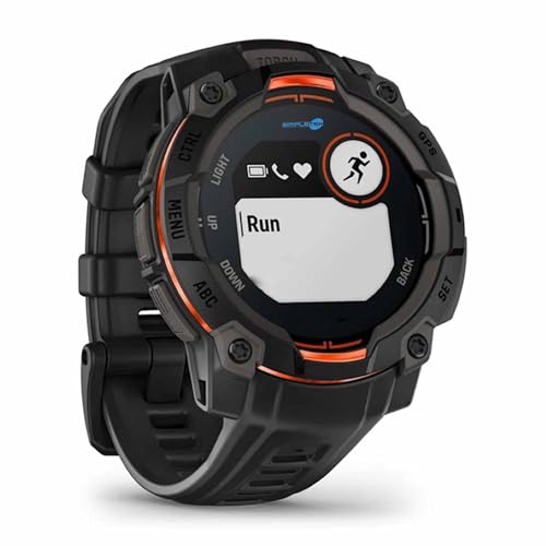 Montre connectée GPS écran anti-réflexe lisible au soleil boîtier robuste