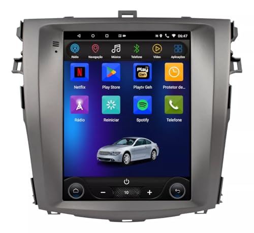Central Multimidia Corolla 2008 A 2014 Tesla Carplay Qled Hd