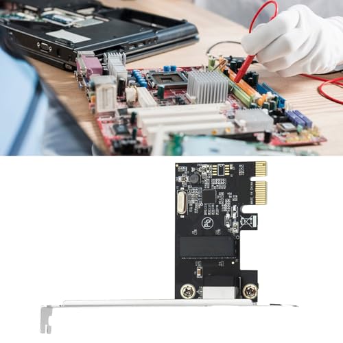 Tarjeta de Red Ethernet Gigabit PCIe Chip RTL8111E Puerto RJ45 Instalación 10/100/1000Mbps para PC de Escritorio miniatura 3