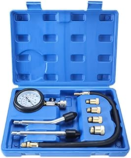 FreeTec Professional Petrol Gas Engine Cylinder Compression Tester Gauge Kit Auto Tool