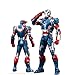 HiPlay ZD Toys Collectible Figure Full Set: Anniversary Series Non-Luminous Version: War Machine Patriot 1.0 (1906-52), 1:10 Scale Miniature Action Figurine BFGZZJQAGZ