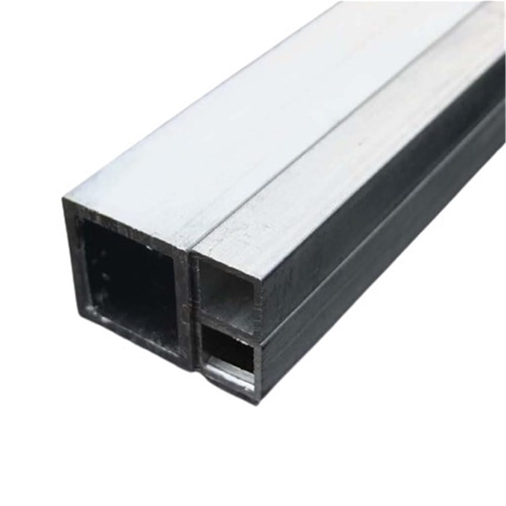 Profil aus legiertem Aluminium 1 Stück 6063/6061 Aluminium-AIIoy-Rohr, leicht, Aluminiumrohrdicke 1–4 mm, Vierkantrohr for Türrahmen(500 * 60 * 60 * 2MM)