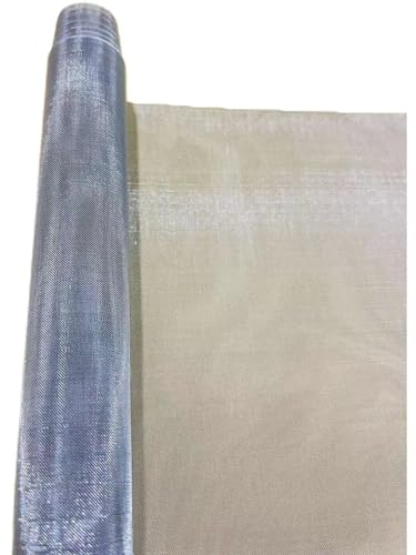 Image of 80 Mesh 304 Stainless Steel Mesh Roll, 0.1mm Ultra Fine Wire Screen 30x100cm, Rustproof Metal Mesh for Filter Screen, Air Vent, HVAC, Kitchen Filtration, Garden & DIY Projects