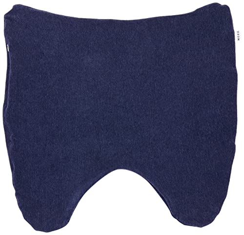 MOGU(モグ) 枕カバー ネイビー 紺 肩が軽くなるまくらカバー付 (全長約60㎝) ビーズクッション 専用カバー