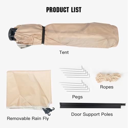 Carpa automática impermeable portátil para camping familiar miniatura 3