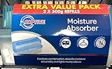 Captive Moisture Absorber Extra Value Pack, 2 x 500g Refills, for Caravans, Wardrobes and Musty Odours