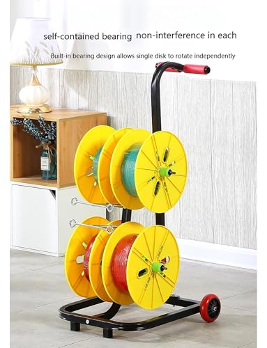 Support bobines de câble en acier robuste, distributeur pour entrepôt - 7