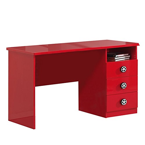 Vipack Monza Bureau Rouge, MDF