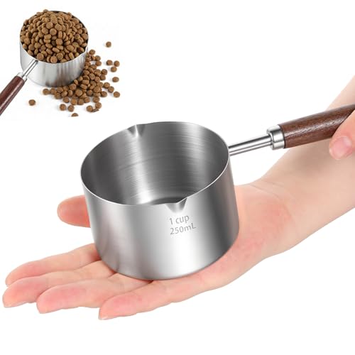 Cuchara medidora para comida de perro en acero inox miniatura 3
