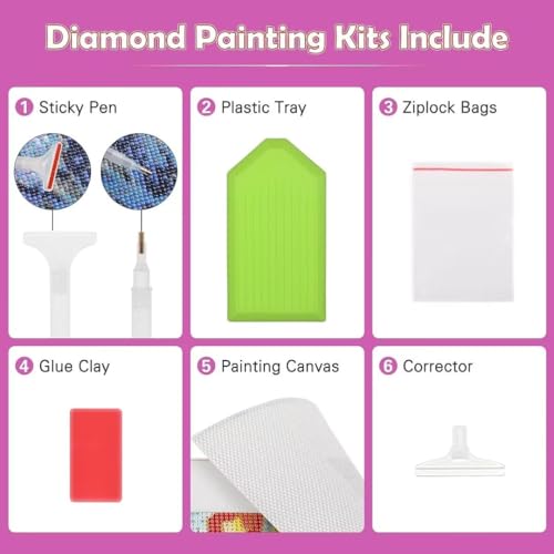 Diamond painting strass point de croix idée cadeau créatif - 3